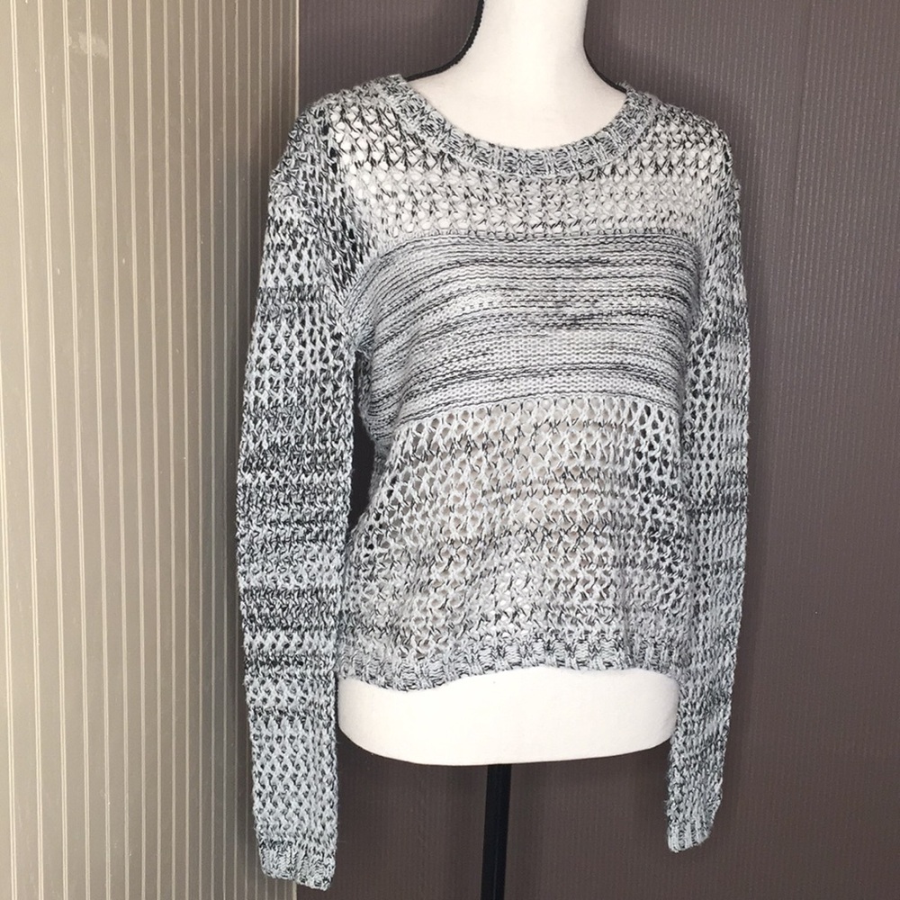 Jack black and gray knit sweater size‎ xs